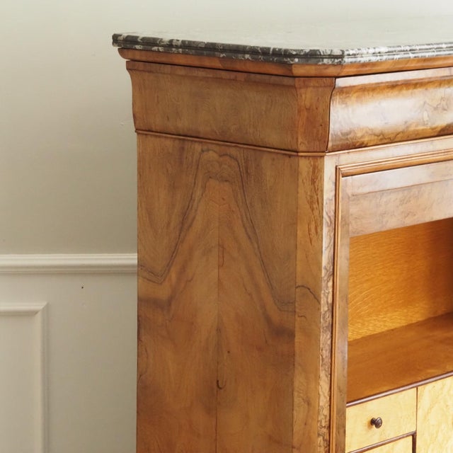 Antique Louis Philippe Biedermeier Secretary For Sale - Image 16 of 18