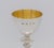 Elizabeth Ii Sterling Silver Chalice & Paten, London, 1985, Set of 2, in Very Good conditions. Designed 1980 to 1989