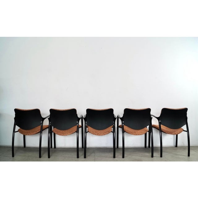 Postmodern Herman Miller Mark Goetz Aside Stackable Armchairs - Set of 5 For Sale In Los Angeles - Image 6 of 12