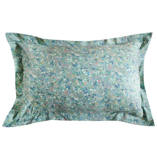 Not Yet Made - Made To Order Oxford Pillowcase Made With Liberty Fabric Donna Leigh Green For Sale - Image 5 of 5