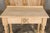 19th Century English Bleached Oak Side Table with Carved Shield Motif For Sale - Image 9 of 12