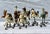 Folk Art Vintage D. De La Ronde 1992 Carousel Set 12 Hand-Painted Animals Iron Stands For Sale - Image 3 of 8