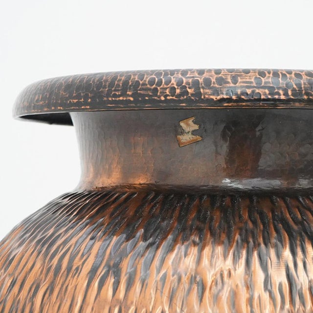 Brown Copper Umbrella Stand, 1930s For Sale - Image 8 of 13