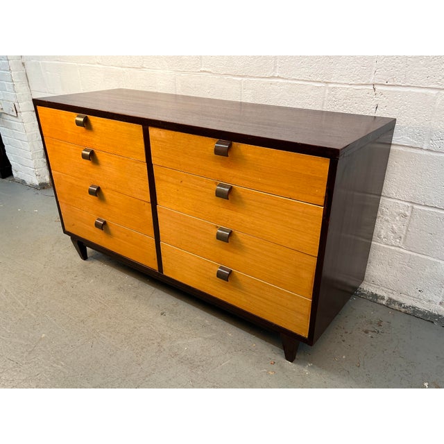 Mid 20th Century Vintage Eight Drawer Dresser by American of Martinsville For Sale - Image 5 of 14