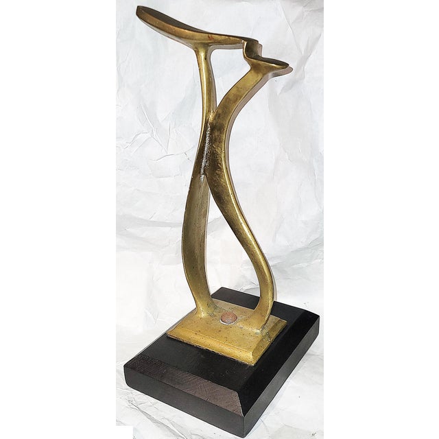 A shoe in for the booty award, is it modern art, a cobbler of the year award or...whichever, this solid brass on painted...