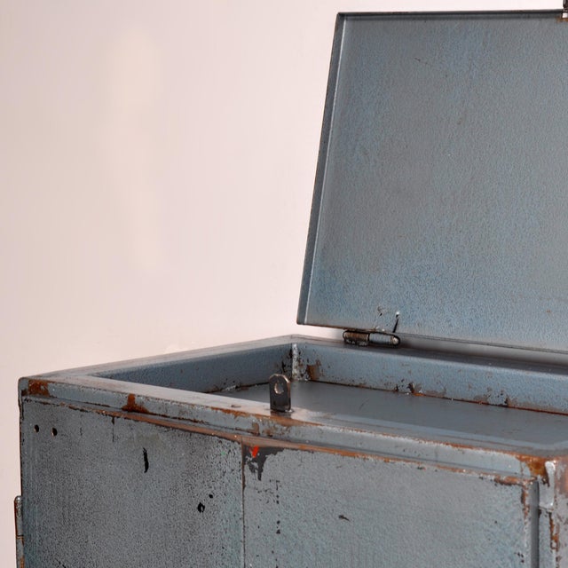 Vintage Industrial Cabinet in Iron, 1970s For Sale - Image 12 of 16