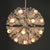 Metal Large Silvered Snowball Pendant Lamp in the style of Rupert Nikoll, 1950s For Sale - Image 7 of 17