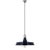 Thomas O'Brien for Visual Comfort Signature Fitz XL Pendant in Polished Nickel with Navy Shade For Sale