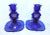 Blue Vintage Colbalt Glass Garniture Set - 3 Pieces For Sale - Image 8 of 9