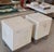 Transitional St. Charles Cube Side Table in Hand Finished Horn For Sale - Image 3 of 4