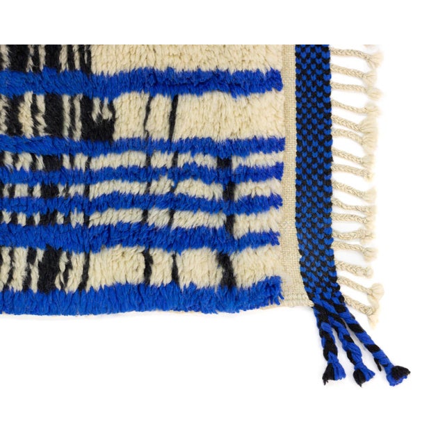 Early 21st Century Hand-Knotted Wool Rug by Azele Studio For Sale - Image 5 of 10