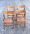Modern Vintage Folding Wooden Chairs, 1970s, Set of 4 For Sale - Image 3 of 11