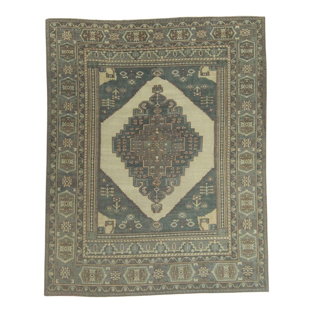 Turkish Oushak Rug 10'11" x 13'7" #18688 For Sale