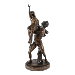 Antique Bronze Sculpture After Giambologna – Abduction of the Sabine Women, Classical Figural Group