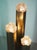 Three Towers Brass Standing Lamp by Gaetano Sciolari, Italy, 1970s, in Flawless conditions. Designed 1970 to 1979 This...