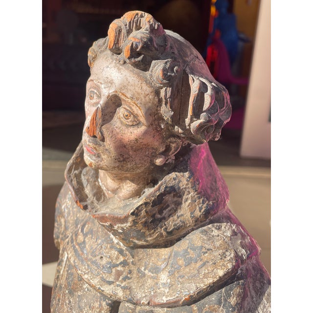 Late 19th Century Spanish Colonial St. Francis of Assisi Sculpture For Sale In San Francisco - Image 6 of 12