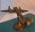 Vintage Brass Airplane Model Figurine For Sale - Image 4 of 8