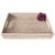 2020s Artifacts Rattan Rectangular Tray With Cutout Handles For Sale - Image 5 of 6