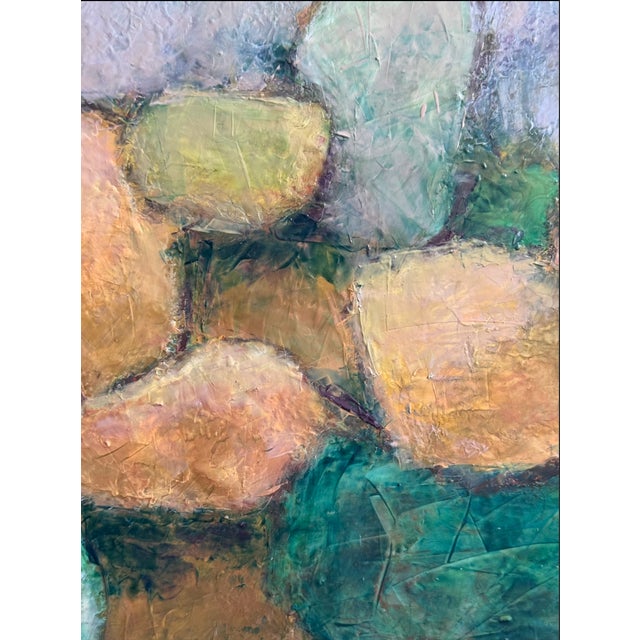 "Is It Even Real" Original Mixed-Media Abstract on Panel by Zac Woodiel For Sale - Image 4 of 11