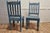 Large Carved Folk Art Painted Table and Chairs, 1920, Set of 7 For Sale - Image 10 of 16