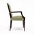 1940s Set of Four French Art Deco Ebonized Wood and Green Upholstered Armchairs For Sale - Image 5 of 9