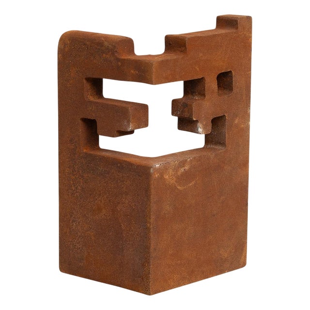 After Chillida, Abstract Sculpture, 1990s, Iron For Sale
