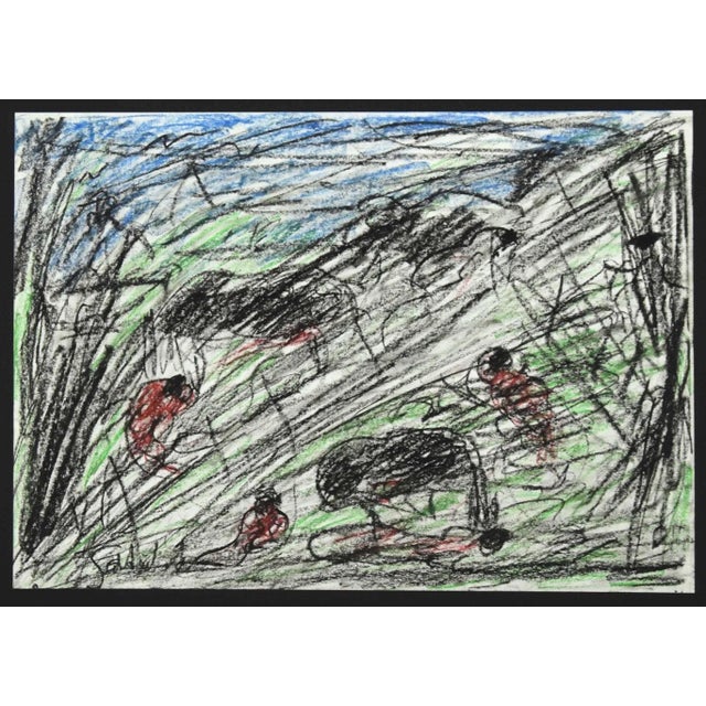 Roman Landscape is an original Contemporary artwork realized by Nazareno Gattamelata in the 1970s. Original colored oil...