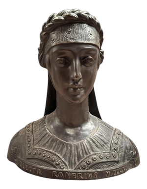 Grand Tour Style Bust of a Classical Lady, 20th Century, Bronze