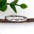 Dainty Alexandrite Band With Milgrain Details in Solid 14k White Gold | Rd 2mm, Size 6.75 For Sale In Columbus - Image 6 of 8