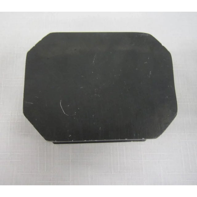 1970s Vintage Taj Mahal Pietra Dura Italian Stone Jewelry Box For Sale - Image 5 of 6