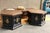 Beautiful Vintage Mediterranean, Brutalist ,Three Piece Coffee Table Set. Rustic/Farmhouse. Custom Hand Painted. For Sale - Image 11 of 12