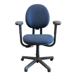 Modern Steelcase Criterion Blue Ergonomic Office Desk Chair For Sale