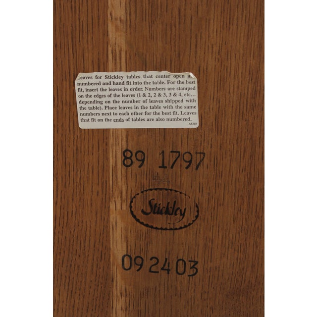 Stickley Mission Oak Inlaid Harvey Ellis Dining Table For Sale - Image 15 of 16
