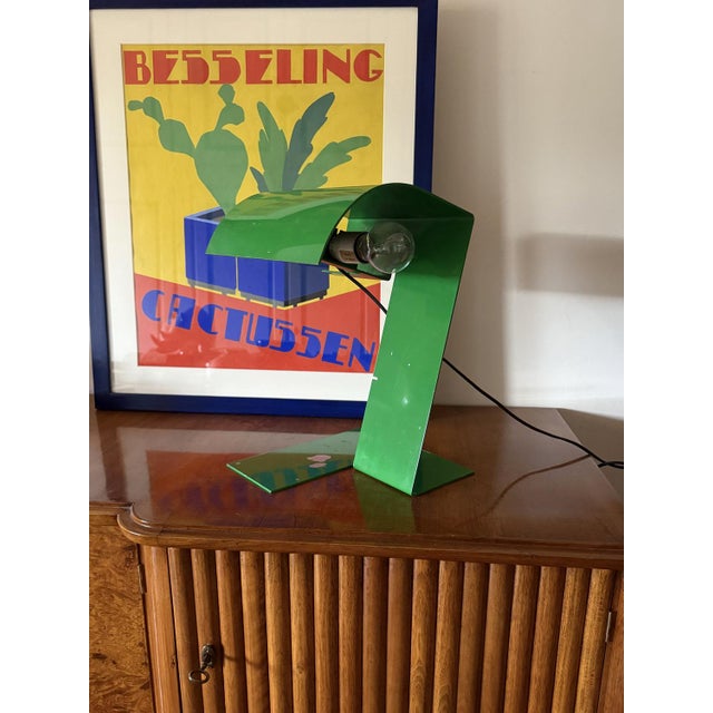Blitz Table Lamp in Emerald Green by Trabucchi, Vecchi, Volpi for Stilnovo, Italy, 1972 For Sale - Image 3 of 17