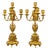 French Neoclassical Bronze Candelabras, 1920s, Set of 2 For Sale