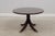 2000 - 2009 Henkel Harris Oval Elliptical Mahogany Inlaid Coffee Table For Sale - Image 5 of 12