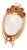 Walter Bauscher 14k Gold, Rock Crystal, Garnet, and Diamond Figural Face Pendant For Sale