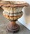 Antique French Cast Iron Garden Urn, Distressed Patina, 19th Century For Sale - Image 11 of 13
