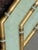 1980s Palm Beach Regency Octagonal Parcel Gilt Newly Painted Pistachio Green Faux Bamboo Wall Mirror For Sale - Image 9 of 12