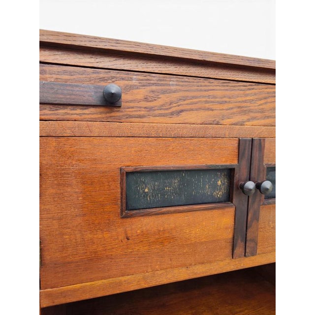 Amsterdam School Oak Cabinet For Sale - Image 4 of 10