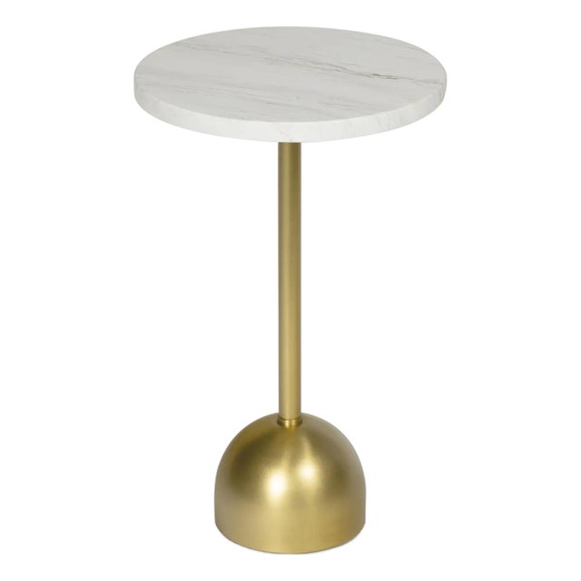 Regina Andrew Arthur Accent Table, Natural Brass For Sale