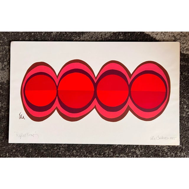 1990s Op/Pop Signed Art Print by Ella Calderon, Nyc For Sale - Image 9 of 9