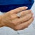 Gold 14k Yellow Gold 3.81ctw Oval Lab Grown Diamond Accented Engagement Ring, Size 5 For Sale - Image 8 of 8