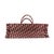 Christian Dior Christian Dior Book Medium Oblique Embroidery Burgundy Canvas Tote Bag For Sale - Image 4 of 8