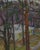 Realism Antique Impressionism Autumn Landscape Oil Painting on Cardboard 62-50 For Sale - Image 3 of 6
