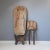 This wooden African palaver chair or "chaise palabre" consists of two parts. We've come across quite a few of these...