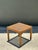 Late 20th Century Vintage Brass Detail Cane Inset Drinks Table For Sale - Image 5 of 12