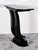 Art Deco Console in Black High-Gloss Lacquer with Chrome, 1930s For Sale - Image 4 of 9