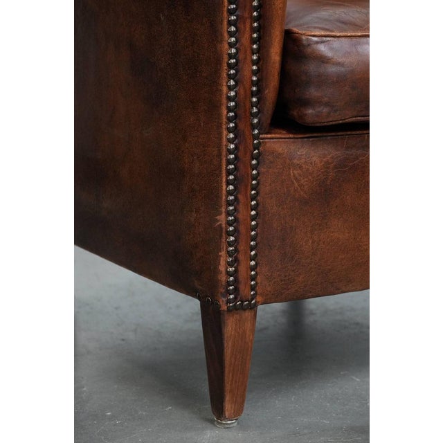 Vintage Sheepskin Club Armchairs, Set of 2 For Sale - Image 14 of 17