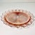 Indiana Glass Company Early 20th C Art Deco Hollywood Regency Boho Chic Pink Glass Starburst Platter. For Sale - Image 4 of 9